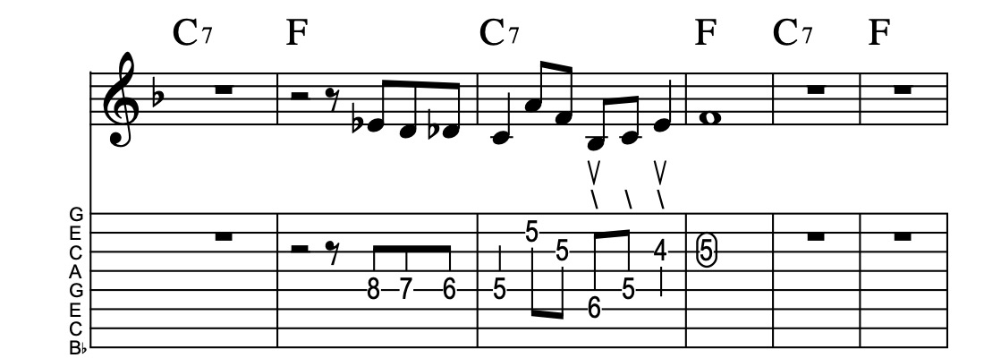 V7-I, Vamp 40-2, Key of F