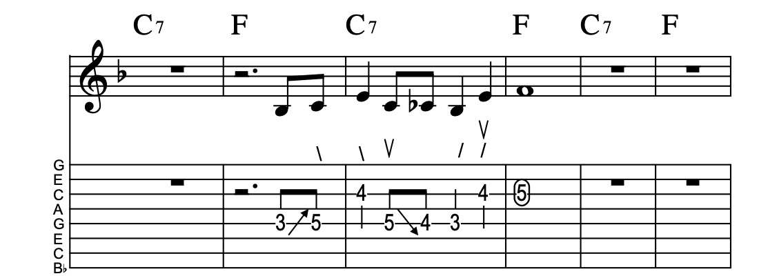 V7-I, Vamp 23, Key of F