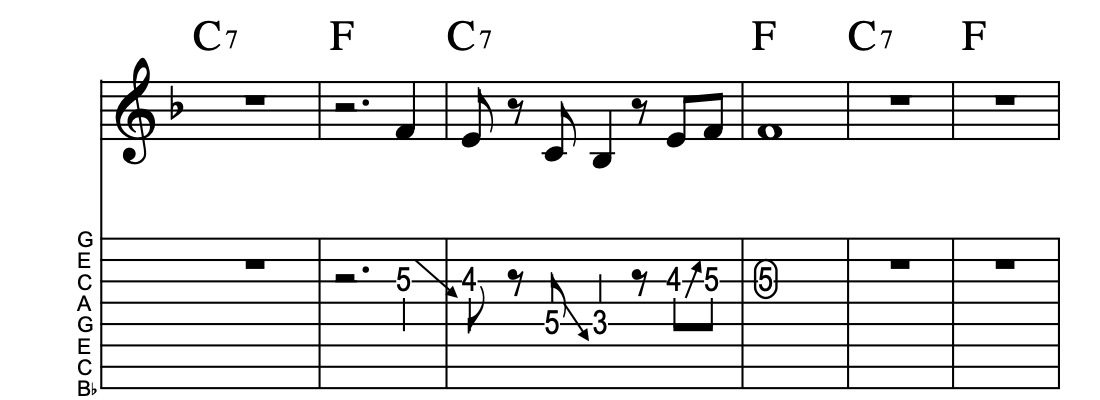 V7-I, Vamp 66, Key of F