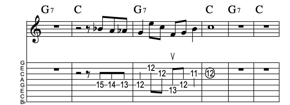V7-I, Vamp 40-2, Key of C