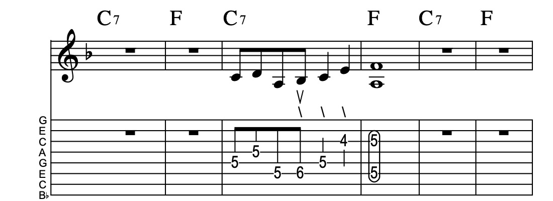 V7-I, Vamp 70-2, Key of F