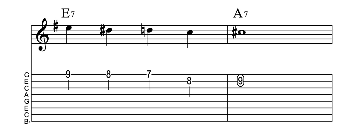 VI7-II7, Lick 1506, Key of G